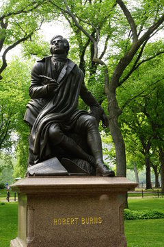 Robert Burns-Denkmal im Central-Park