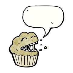 cartoon cupcake