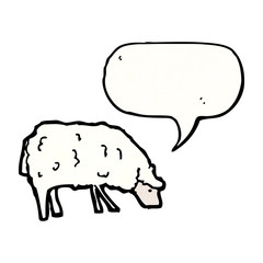 cartoon sheep