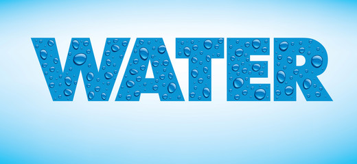 water backgrounds with text and drops