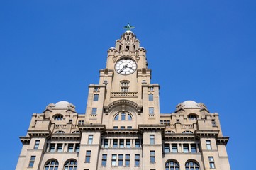 The Royal Liver building, Liverpool.