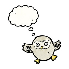 cute little owl cartoon
