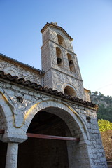 Fototapeta na wymiar church of saint Spiridone, Berat, Albania