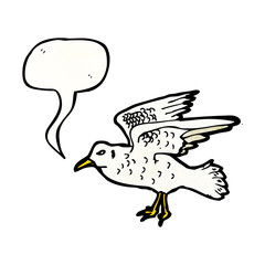 cartoon seagull