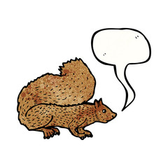 cartoon squirrel