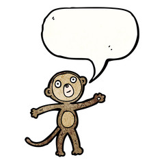funny cartoon monkey