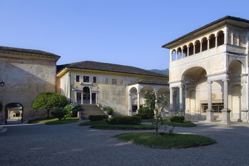 Fototapeta na wymiar Sacro Monte di Varallo Patrimonio Unesco in Piemonte Cappella