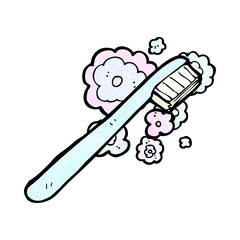 cartoon toothbrush