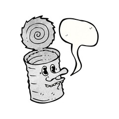cartoon food can