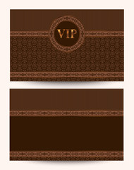 Vector Luxury VIP Business Card