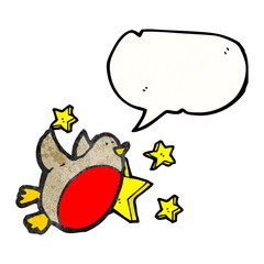  cartoon christmas robin