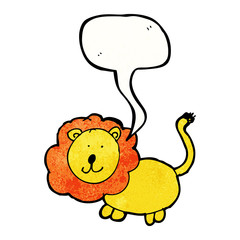 child's drawing of a lion