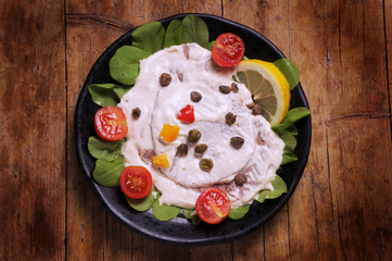 Vitel tonnè Вителло тоннато Վիտելո տոնատո tonnà Vitello tonnato 비텔로 토나토 Vitel toné ויטלו טונאטו 