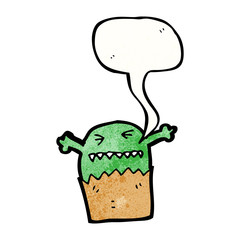 cartoon small monster