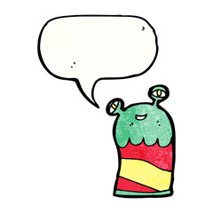 cartoon friendly alien