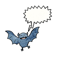 cartoon vampire bat