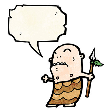 recommend clip art: cartoon tribal man