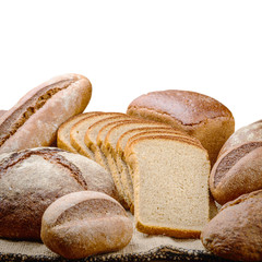 fresh bread  and wheat