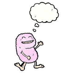 friendly cartoon monster