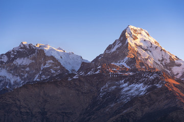 View from Poon Hill 3210m in Nepal