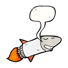 cartoon rocket