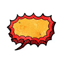 cartoon shout speech bubble