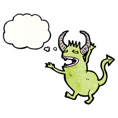 cartoon little devil