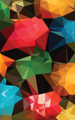 Colorful polygonal background