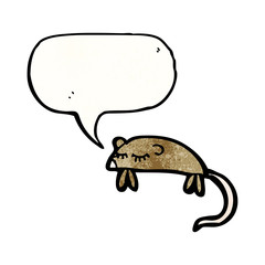 cartoon squeaking mouse