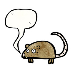 cartoon squeaking mouse