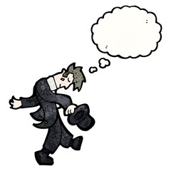 cartoon man in top hat and tails