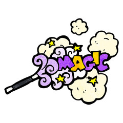 cartoon magic wand