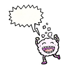cartoon cloud monster