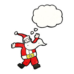 cartoon santa claus