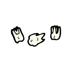 cartoon teeth