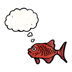 cartoon red fish