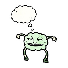 cartoon cloud monster