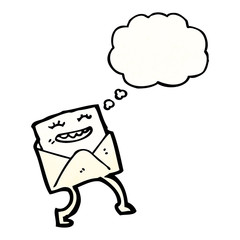 envelope cartoon character