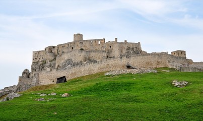 Fototapeta na wymiar old Spissky Castle, Slovakia, Europe