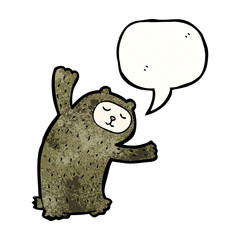 cartoon funny bear