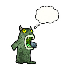cartoon monster