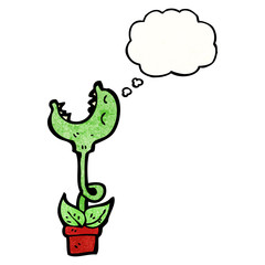 cartoon venus fly trap