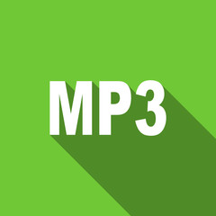 mp3 flat icon