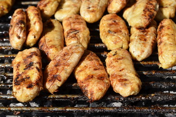 Grilled bananas