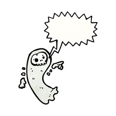 cartoon spooky ghost