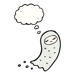 cartoon friendly ghost