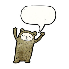 funny cartoon bear
