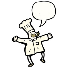 cartoon baker