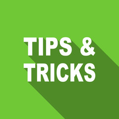 tips tricks flat icon