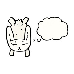 cartoon white rabbit